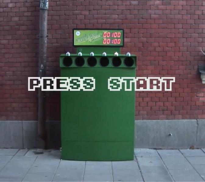 Bottle Bank Arcade We believe that the easiest way to change people's behaviour for the