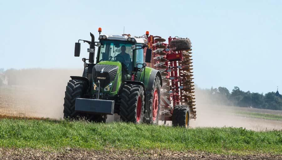 0 - Fendt VarioGuide -automaattiohjaus - Automaattinen lohko-ohjaus SectionControl-avustimella - VariableRateControl (VRC) Tekee työn paremmin Integroidun VarioGrip-rengaspaineiden säätöjärjestelmän