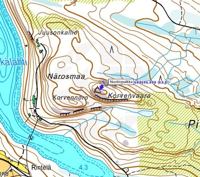 useilla tiloilla lomarakennuksia sekä niiden