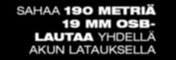 100 MM MÄNTYÄ YHDHELLÄ 12,0 AH AKUN LATAUKSELA Maailman ensimmäinen 18V akulla toimiva kahden käden kulmahiomakone,