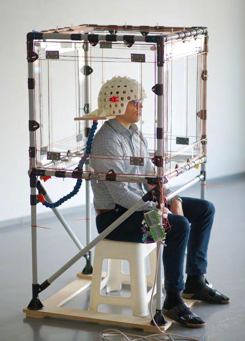 OPM MEG in Aalto University Adjustable sensor helmet Optical co-registration with MRIs Dynamic