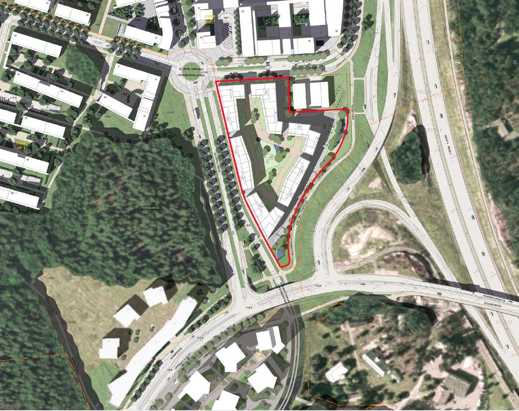 s. 5 / 6 KUVIA VALMISTELUAINEISTOSTA Kuvalähde: Kokinniitty-viitesuunnitelma Suurpelto I-asemakaavan korttelin 21025 asemakaavanmuutoksen osallistumis-ja
