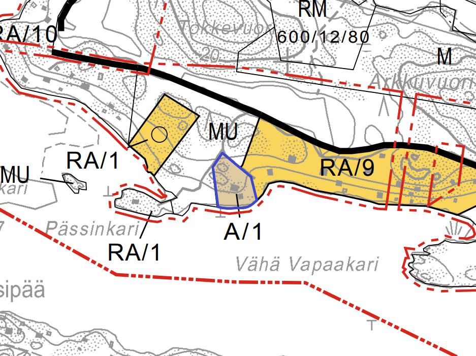 Nosto Consulting Oy 6 (9) Yleiskaava Suunnittelualueella on voimassa 11.12.2008 hyväksytty Rymättylän pohjoisosan osayleiskaavan muutos.