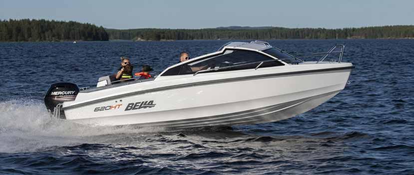 BELLA 620 HT / HINNAT VAKIOVENE ILMAN MOOTTORIA... 28 600 620 HT + MERCURY F100 L CT... 39 400 620 HT + MERCURY F115 L CT... 40 300 620 HT + MERCURY F150 L.