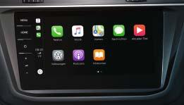 Car-Net App-Connect -sovellus sisältää palvelut MirrorLink, Apple CarPlay ja Android Auto. Näiden palveluiden käytettävyys saattaa vaihdella maakohtaisesti.