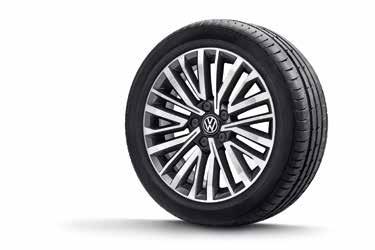 UP Springfield-kevytmetallivanne 3) 8 J x 18, musta pinta, renkaat 255/45 R 18 UP Disc-kevytmetallivanne 4) 8 J x 18, hopeinen pinta, valkoiset puolat, renkaat 255/45 R