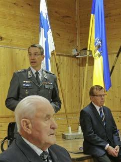 Mukana oli myös Porin prikaatin komentaja,