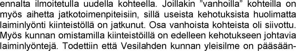 asutuilla alueilla ja