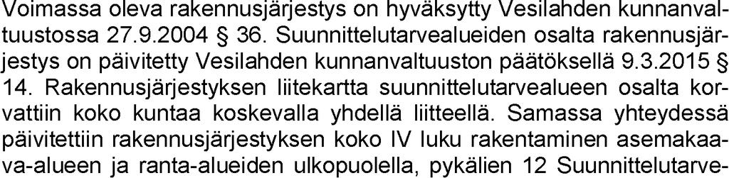 VESILAHDEN KUNTA 5/2018 89 alueet ja niiden