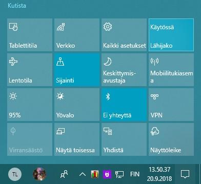 Lähijako Koska kotiverkko on poistunut Windows 10:stä, voidaan tiedostoja siirtää tietokoneiden välillä käyttämällä lähijakoa.