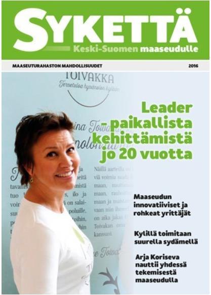 Hankkeen aikana on tuotettu Keski-Suomen Leader-ryhmille yhteiset viestintäohjeet ja luotu yhteinen kansio yhteisille materiaaleille. Lisäksi tiedottaja on auttanut Leader-ryhmiä mm.