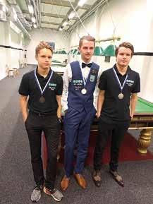 Patrik Tiihoselle jälleen juniorien SM-kultaa Tuure Lappalainen (vas), Patrik Tiihonen, Eelis Lappalainen.