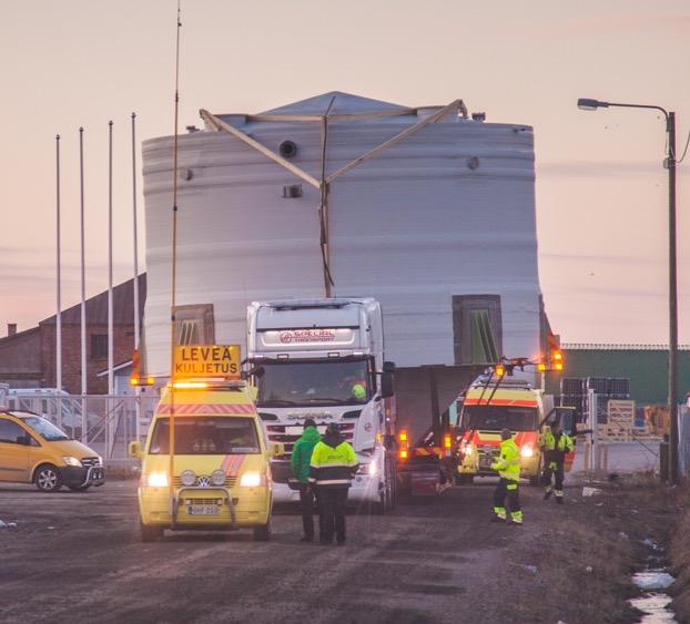 tehtäviin erikoiskuljetukset on ollut osa Ahola Transportin