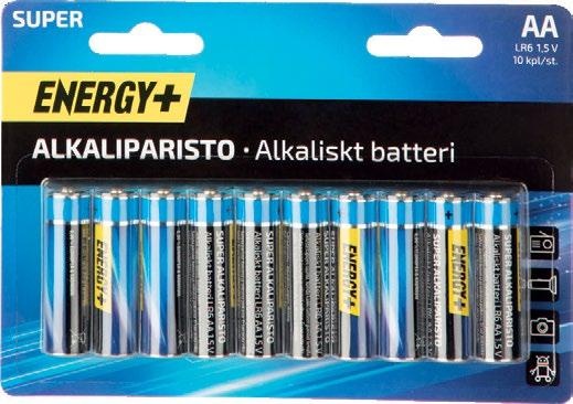 ja AAA-mall kpl/pk a 9V kpl/pk orm.