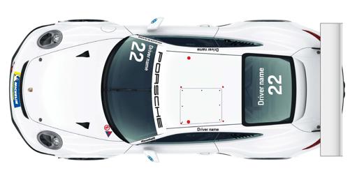 Kaikissa autoissa, jotka kilpailevat Porsche Sprint Challenge NEZ -Sarjassa on