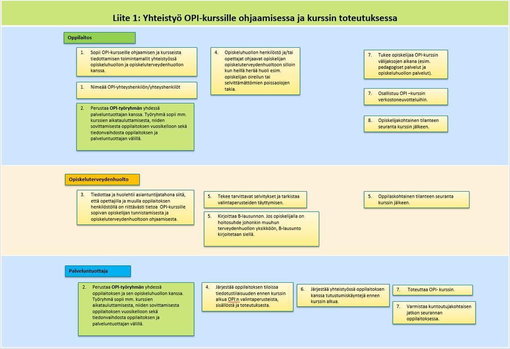 11 Liite 1: Yhteistyö OPI-kurssille