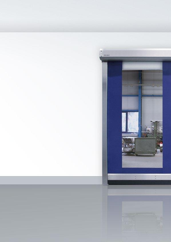 ASSA ABLOY RR300 Modulaarinen järjestelmä mahdollistaa oven asiakaskohtaisen mukauttamisen. Avautuu ja sulkeutuu nopeasti, joten energiakustannuksia säästyy.