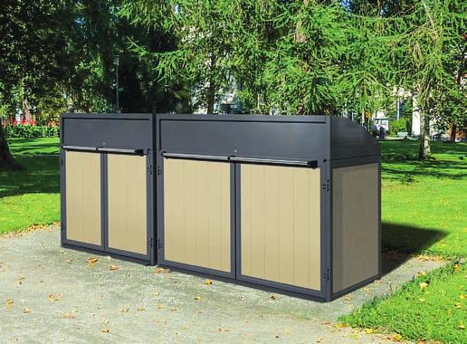 Modul, Modul Paloturva ja Modul XL -jäteastiasuojat Modul ja Modul Paloturva -astiasuojan sisälle mahtuu kaksi 240/ 360 tai yksi 660 litran jäteastia Modul XL sisälle mahtuu kolme 240 tai kaksi