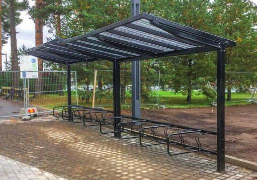 sivuseinillä tai ilman sekä mainostaululla taka- ja sivuseinät lasia ja katto polykarbonaattia tai laminoitu turvalasi takaseinä saatavana myös puupaneelilla tai rei itetyllä teräslevyllä runkoon