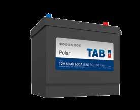 TAB Polar on kehittyneellä Ca/Ca tekniikalla valmistettu akku. TAB Polar on luotu käymään autoihin jokaisesta ajoneuvoluokasta.