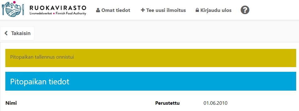 30 Voit lisätä, muokata tai poistaa lisätietoja. Peruuta-painikkeesta sovellus palaa muokkauksia tallentamatta takaisin pitopaikan tietojen näyttämiseen.