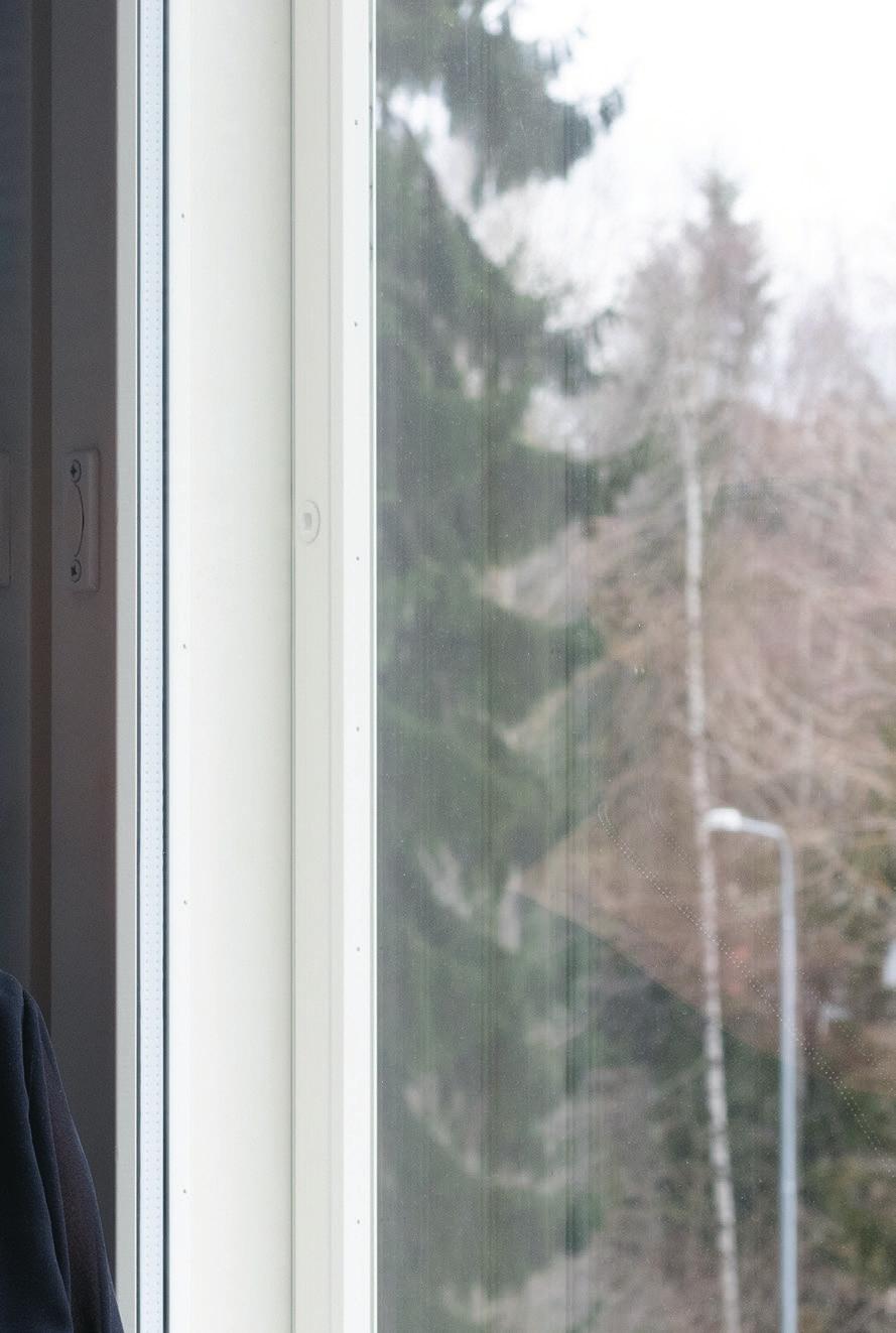 Taulut etsivät vielä paikkaansa, mutta Maria-Leena ei aio lokiinteistössä vuodesta 1972 lähtien. autuvat avarat näkymät.