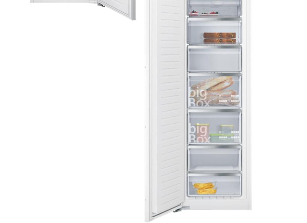 NoFrost-tekniikka ja LED-valaistus Korkeus 1780 mm freshsense
