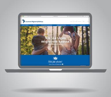 Lisäksi sivuille on koottu ajantasaista ja luotettavaa tietoa migreenistä ja muista päänsärkysairauksista.