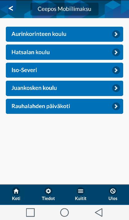 Servica Oy Ceepos mobiilimaksaminen 10 (14) 4 Ceepos Mobiilimaksulla