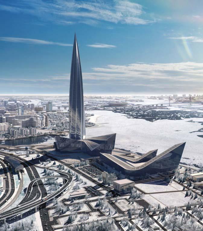 Lakhta center projektin 1. vaihe 1.