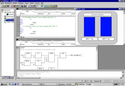 SFC / IL / LD / ST / FBD / FB IEC61131-3 WAGO I/O PRO32 WAGO