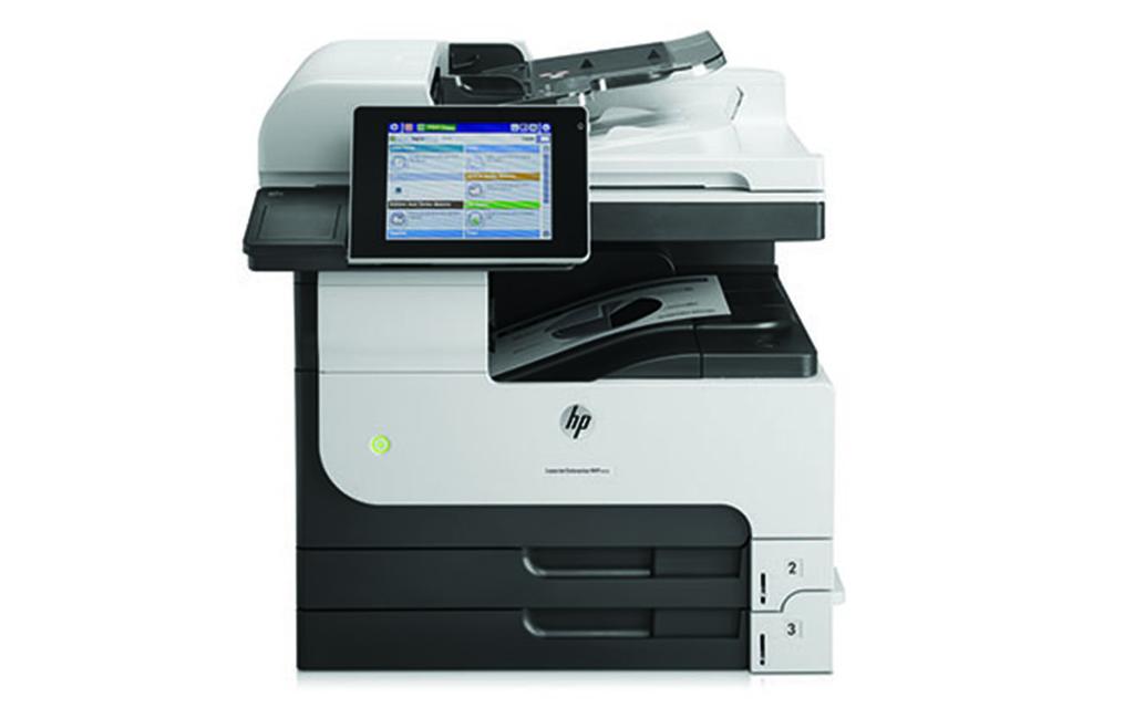 Tiedot HP LaserJet Enterprise 700 M725 - monitoimitulostinsarja Paranna yritystehokkuuttasi ja tulosta helposti jopa A3-kokoisia dokumentteja.
