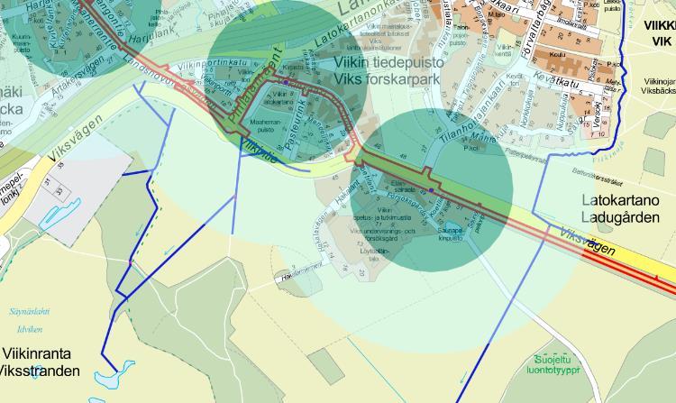 vaikutuksia Pihlajistonpuro kulkee Lahdenväylän