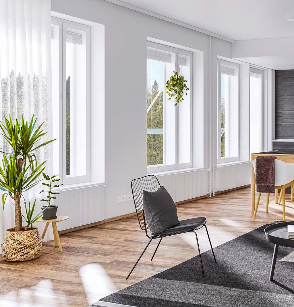 Visualisointikuva Helsingin Karikukon asunnosta G. yit.