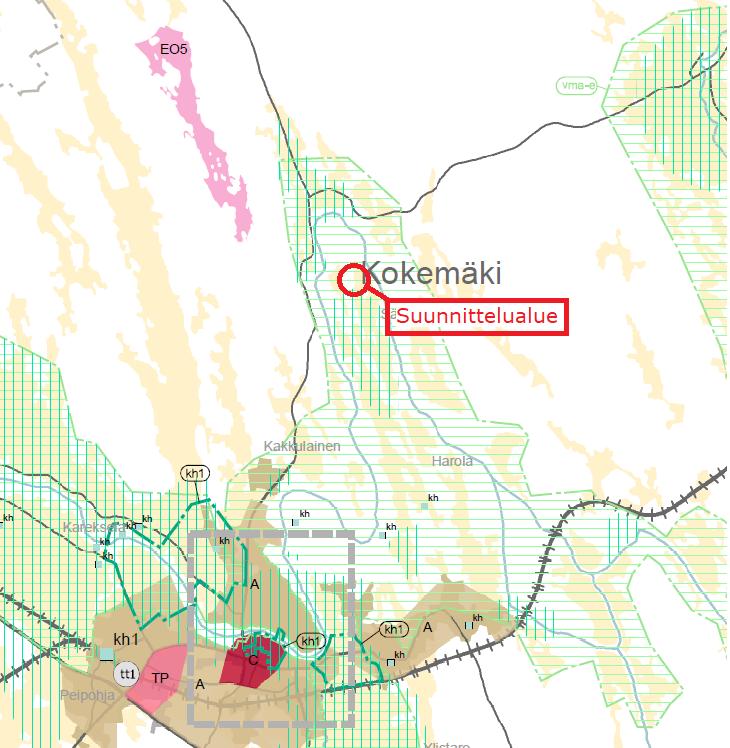 Nosto Consulting Oy 7 (12) Yleiskaava Suunnittelualueella on voimassa oikeusvaikutteinen