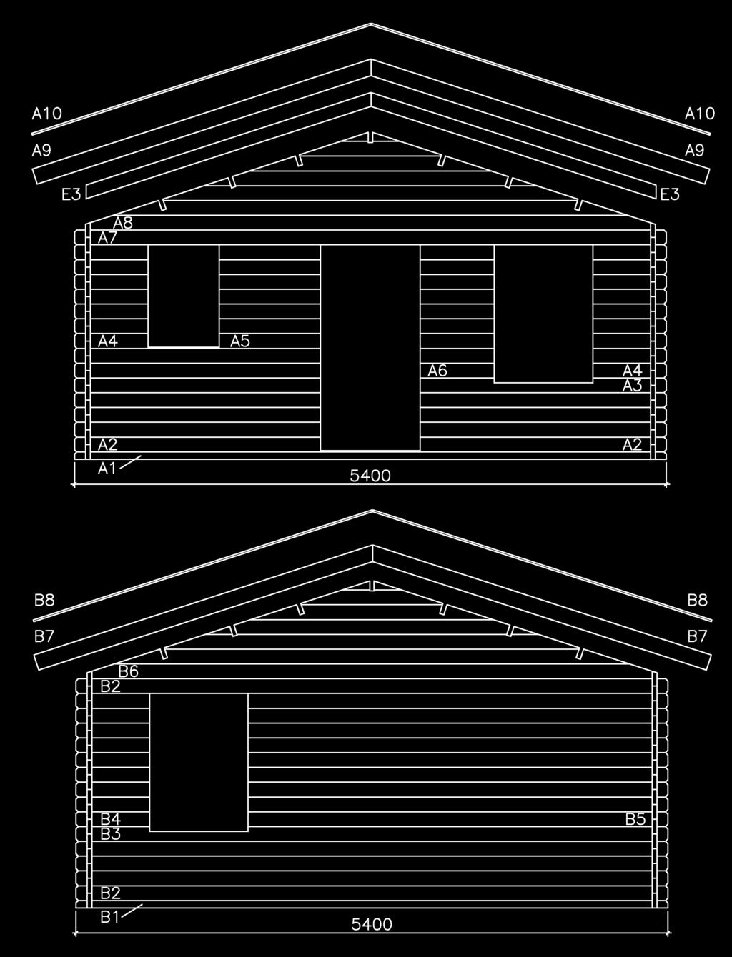 Luoman 20A 5200mm x 3850mm + terassi 5200mm x