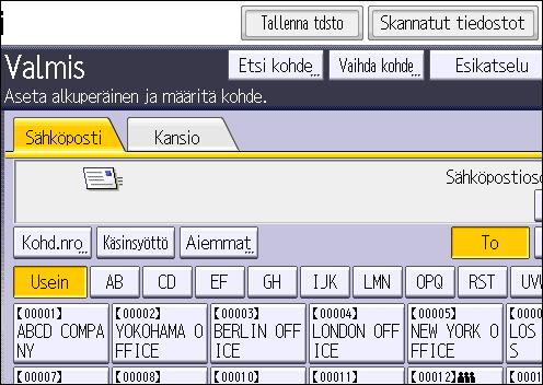 Skannaustiedostojen tallentaminen Skannaustiedostojen tallentaminen Voit määrittää salasanan jokaiselle tallennetulle tiedostolle.