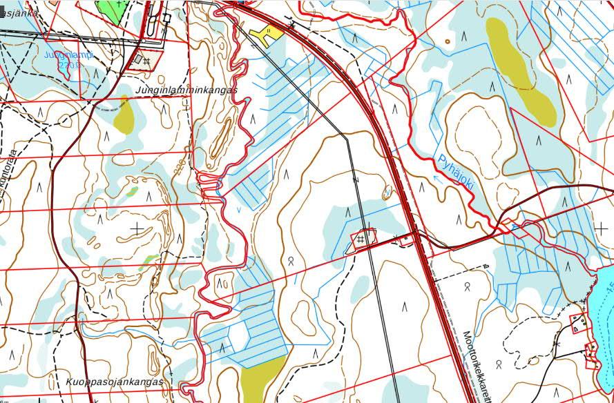 FCG SUUNNITTELU JA TEKNIIKKA OY Selostus, ehdotus 3 (26) varasto- ja teollisuusalueen perustamisen sekä kaavatien rakentamisen osayleiskaavan tavoitteiden mukaisesti.