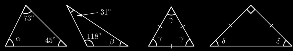 Jos kaikki kolme sivua ovat yhtä pitkiä, kolmiota kutsutaan tasasivuiseksi kolmioksi.