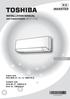 R32 INSTALLATION MANUAL AIR CONDITIONER (SPLIT TYPE) SUOMI. Indoor unit RAS-B05, 07, 10, 13, 16BKVG-E
