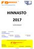 HINNASTO 2017 YHTEYSTIEDOT
