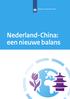 Nederland-China: een nieuwe balans