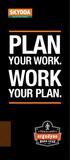 PLAN WORK YOUR PLAN. YOUR WORK.