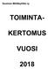 TOIMINTA- KERTOMUS VUOSI