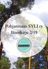 Pohjanmaan SYLI ry Jäsenkirje 2/19