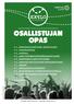 OSALLISTUJAN OPAS