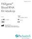 PAXgene Blood RNA Kit -käsikirja