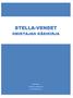 STELLA-VENEET OMISTAJAN KÄSIKIRJA