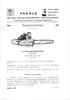 Finnish Research Institute of Agricultural Engineering. Test report. DOLMAR-MOOTTORISAHA malli CC DOL.11.1R chain saw type CC