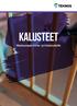 KALUSTEET. Maalausopas kiinto- ja irtokalusteille